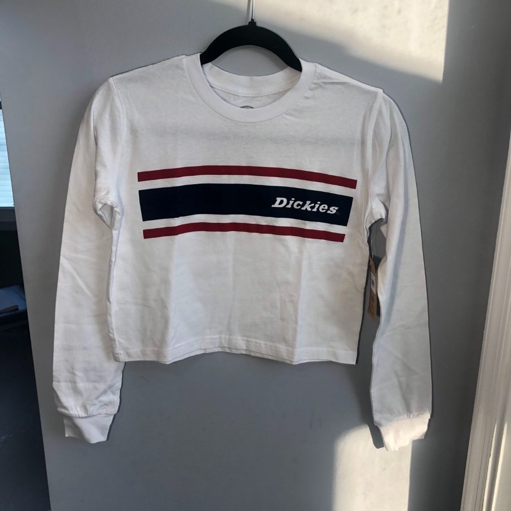 Dickies Long Sleeve Crop Top Shirt For Junior-Girls-XS